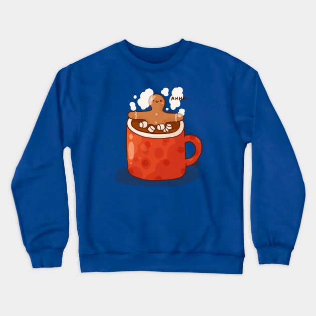 Gingerbread Cookie Cocoa Bath Crewneck Sweatshirt by Tania Tania